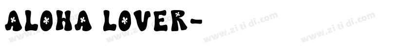 aloha lover字体转换